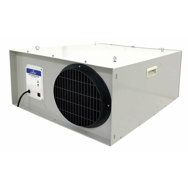 Iliving Three-Speed Fan Air Filtration System with Remote, Ceiling Hung or Portable on Wheels, 1025 CFM ILG8AF8000